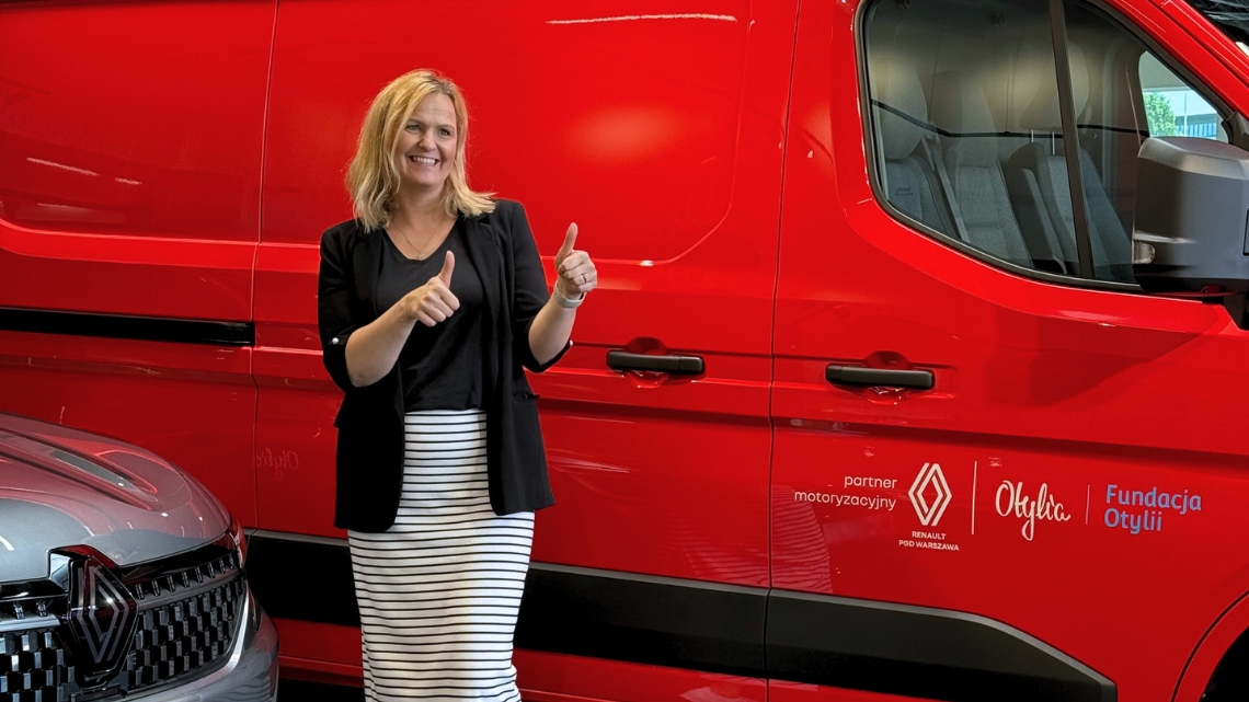 samochody od Renault PGD Warszawa dla Fundacji Otylii