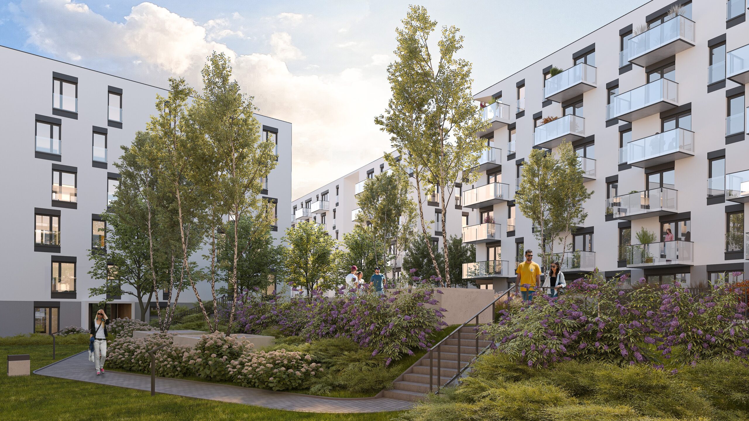 nowe, zielone osiedle w Krakowie - Ozon VII. Znakomita lokalizacja. Nowe mieszkania w sprzedaży od dewelopera